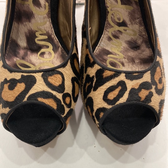 Sam Edelman, 5 inch platform open toe sling backs - Picture 4 of 10